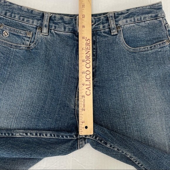 Vintage Nautica Jeans Classic Fit Straight Mid-Rise Blue Denim Med Wash Size 6 - Picture 14 of 16
